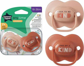 טומי טיפי זוג מוצצי סיליקון Any Time 18-36m טומי טיפי Tommee Tippee
