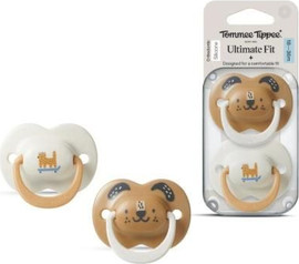 טומי טיפי זוג מוצצים 18-36 חודשים Tommee Tippee Ultimate Fit