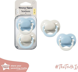 טומי טיפי זוג מוצצים 0-2 חודשים Tommee Tippee Newborn