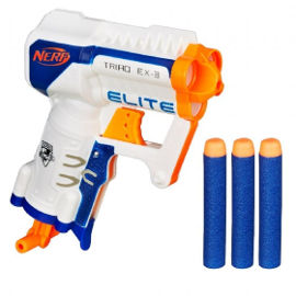 NERF רובה נרף עלית סטרייק טריאד 3 חצי ספוג