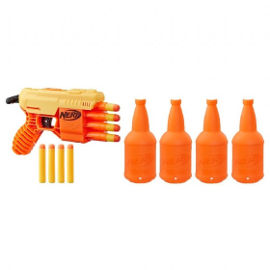 NERF רובה נרף אלפא סטרייק פנג חצי ספוג ומטרות