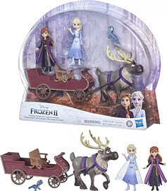 Jakks Pacific סט דמויות וכרכרה לשבור את הקרח 2 – Disney Frozen 2