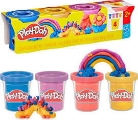 Play-Doh פליידו מארז 4 בצבעי מטאל - Play-Doh