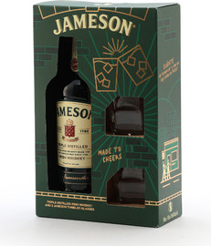 JAMESON מארז ג'יימסון 700 מ"ל + 2 כוסות הייבול