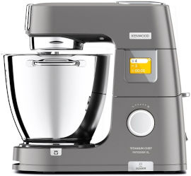 KENWOOD מיקסר מקצועי כולל 2 קערות שקילה וחימום Kenwood קנווד Titanium Chef Patissier XL KWL90.004.SI