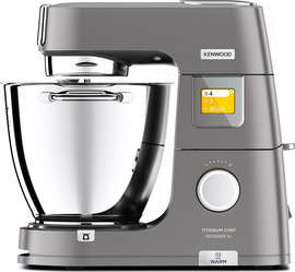 KENWOOD מיקסר מקצועי כולל 2 קערות שקילה וחימום Kenwood קנווד Titanium Chef Patissier XL KWL90.004.SI