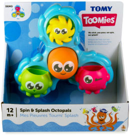TOMY תמנונים מסתובבים ומשפריצים
