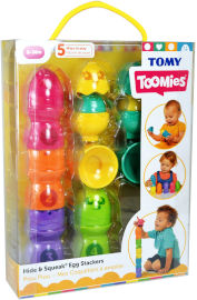TOMY מגדל התאם צורה ביצים