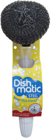 Dishmatic ידית הפלא עם כרית פלדה