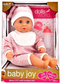 DOLLS WORLD בובת תינוקת ג'וי