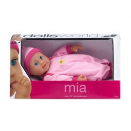 DOLLS WORLD בובת תינוקת מיה