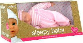 DOLLS WORLD בובת תינוקת ישונית