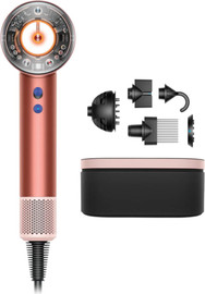 DYSON מייבש שיער מקצועי כולל מארז מהודר Dyson דייסון Supersonic Nural HD16 תות ברונזה ורוד