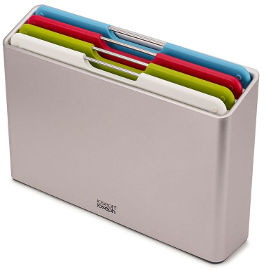 JOSEPH JOSEPH סט 4 קרשי חיתוך FOLIO כסף