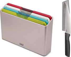 JOSEPH JOSEPH סט 4 קרשי חיתוך FOLIO צבעוני עם סכין
