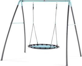 Plum Play מתקן חצר עם נדנדת ציפור דגם Premium Metal Nest Swing with Mist
