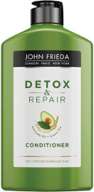 JOHN FRIEDA דיטוקס אנד ריפייר מרכך עשיר בתה ירוק ושמן אבוקדו