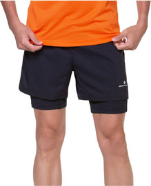 Ronhill Men’s Tech Reflect 5” Twin Short 2in1 מכנס ריצה קצר לגברים