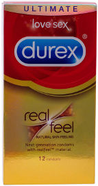 דורקס קונדומים REAL FEEL ללא לטקס