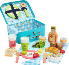 הנסיך הקטן בלואי - ערכת פיקניק מעץ 30 חלקים - Moosetoys