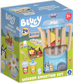 Bluey בלואי Bluey סט שייק פירות מעץ 24 חלקים