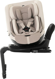 Silver Cross כסא בטיחות מסתובב מלידה עד 145 סמ דגם Motion 2 All Size 360 צבע almond