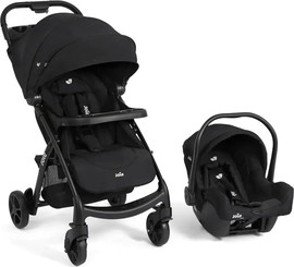 Joie עגלת תינוק בשילוב סלקל דגם i-Muze LX With I-Juva צבע העגלה raven