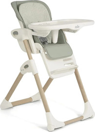 Joie כסא אוכל לתינוק מתכוונן 2ב1 מסגרת עץ דגם Mimzy Recline Wood צבע starta-mist-wood