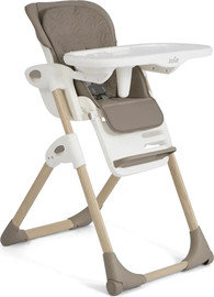 Joie כסא אוכל לתינוק מתכוונן 2ב1 מסגרת עץ דגם Mimzy Recline Wood צבע acroon-wood