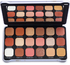 MAKEUP REVOLUTION פלטת 18 צלליות פוראבר פלולס דקדנט