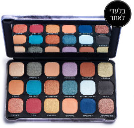 MAKEUP REVOLUTION פלטת 18 צלליות פוראבר פלולס אופטימום