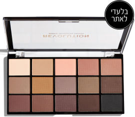MAKEUP REVOLUTION פלטת 15 צלליות רילואדד בייסיק מאטס