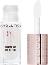MAKEUP REVOLUTION POUT BOMB PLUMPING גלוס - GLAZE CLEAR
