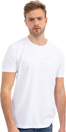 NAUTICA חולצת טישרט שרוול קצר לגבר