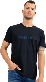 NAUTICA חולצת טישרט שרוול קצר לגבר