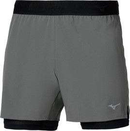Mizuno Core 5.5 2 In 1 מכנס ריצה קצר לגברים