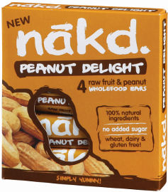 NAKD חטיף תמרים ובוטנים ללא גלוטן