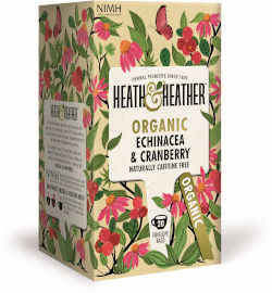 Heath & Heather חליטת תה אורגני אכינצאה וחמוציות