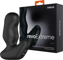Nexus Revo Extreme – מעסה פרוסטטה נטען עם מנגנון סיבובי רחב ושלט רחוק
