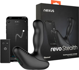 Nexus מעסה ערמונית מסיליקון עם שלט ואפליקציה