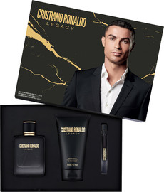 CRISTIANO RONALDO LEGACY סט א.ד.פ + ג'ל רחצה + א.ד.פ לגבר