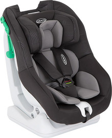 Graco כסא בטיחות לתינוק מגיל לידה עם הגנת צד וראש אקסטנד אל.איקס. Extend LX R129 בתקן i-Size - שחור Midnight