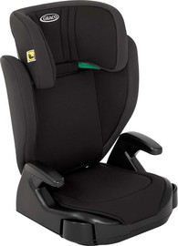 Graco בוסטר לרכב בתקינה חדשה דגם Junior Maxi R129 צבע הבוסטר midnight-black-שחור
