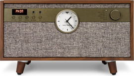 Victrola מערכת פטיפון משולבת נגן CD קלטות ורמקולים Bluetooth Century Signature