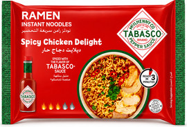 TABASCO אטריות ראמן בטעם עוף חריף TABASCO