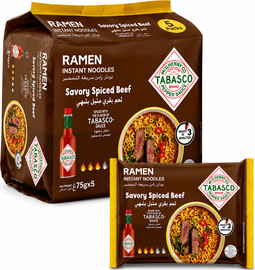 TABASCO אטריות ראמן בטעם בקר חריף TABASCO – חוויית חריפות בלתי נשכחת