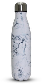 Bpatent בקבוק תרמי מעוצב עשוי נירוסטה לבן