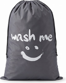 הום סט שק כביסה מעוצב ועמיד במים WASH ME אפור