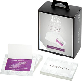 Fifty Shades of Grey כרטיסי רעיונות לדייטים  Play Nice Date Night Idea Cards