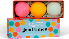 I love סט פצצת אמבטיה Good Times Bath Fizzers